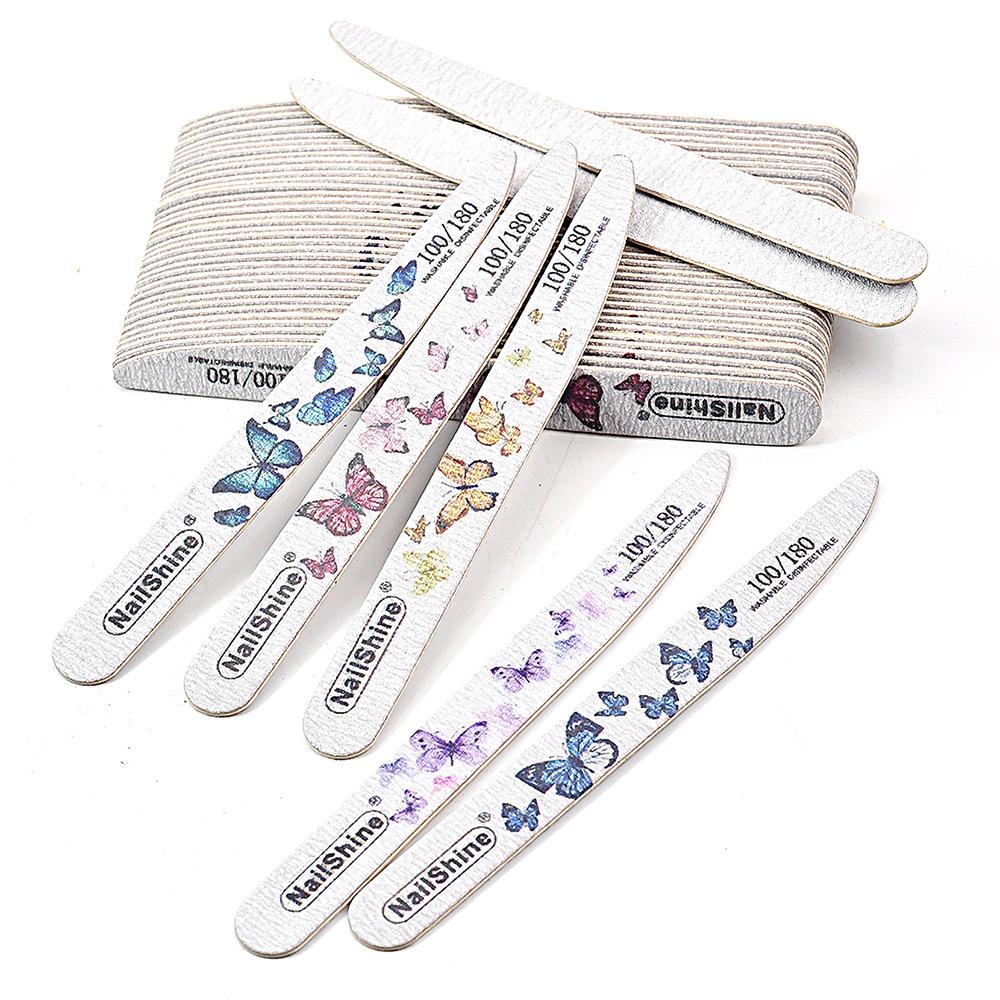 Butterfly Shaped Thin Nail File: Knife-Edge Sandpaper for Shaping & Grinding