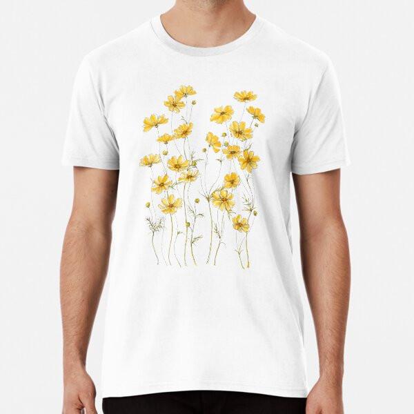 

Yellow Cosmos Flowers S to 5XL Made in the AU/USA T-Shirt S