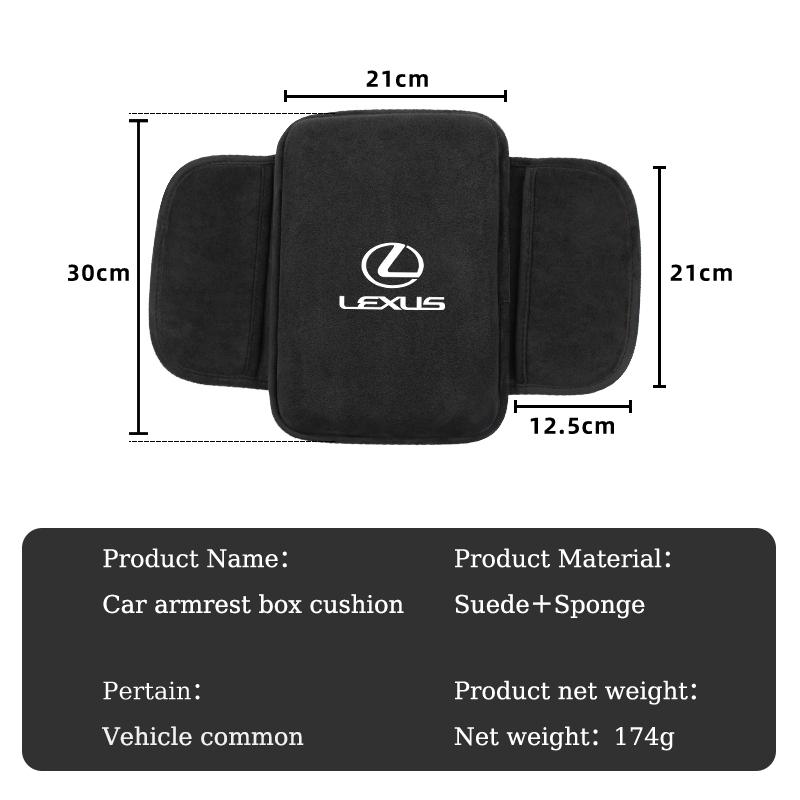 Autositz/Mittelkonsole Wildleder Armlehnenmatte Abdeckung Zubehör für Lexus IS250 IS200 CT200h GS300 LS430 RX450h LX570 IS300 ES RX LS