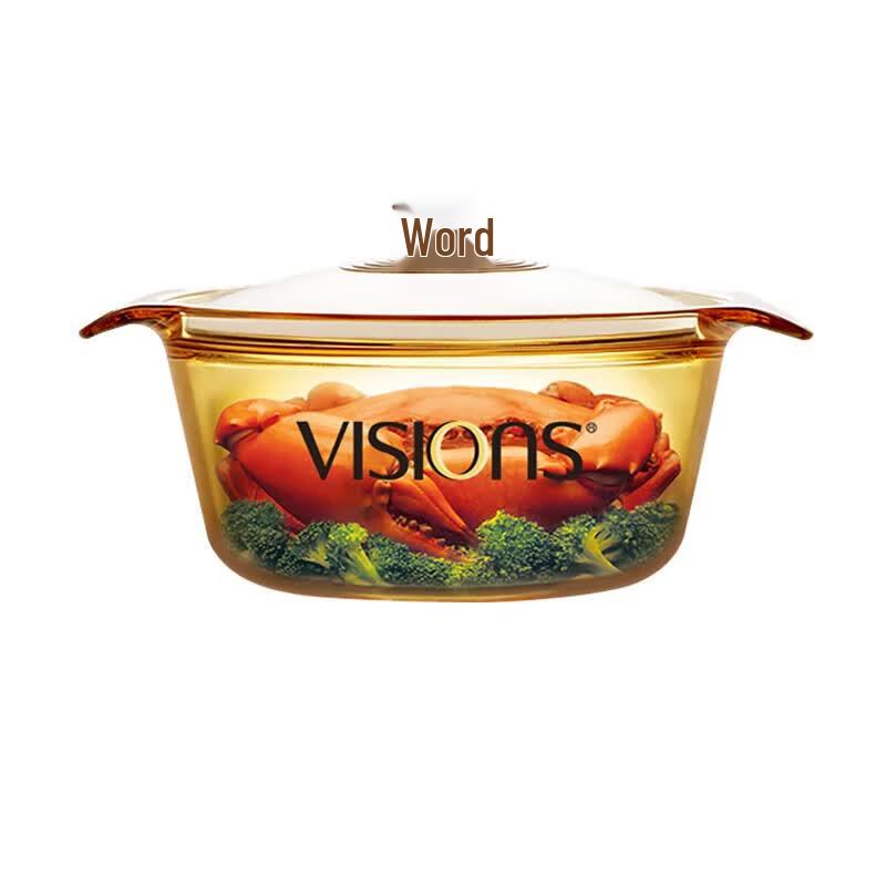 VISIONS 1.6L Visionware Glass Health Pot