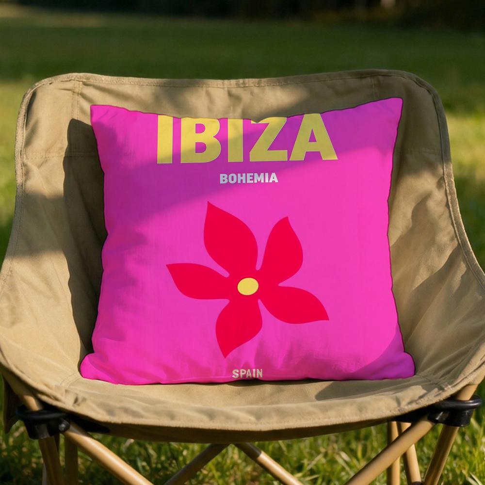 Hand Drawn Flowers Cushion Cover Soft Reversible  Durable Pillow Cover  MultiScene Use for Home  Car Daily Comfort