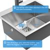 Magnetic Sponge Holder Kitchen Sink Organizer No Drilling Needed Easy To Install