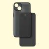 Matte Pc Phone Case For Iphone 15/14 Reflective Of Business Style Black Red Blue