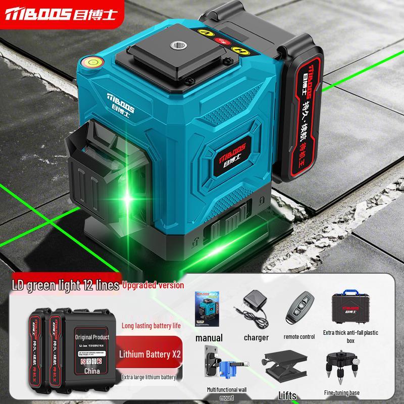 2025 High Precision Infrared Laser Level: Outdoor Automatic Leveling with Fine Line and Strong Light