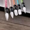 Dual-Head Silicone Nail Art Tool for Carving, Embossing, Gradient, Smudging, and Magic Mirror Effects