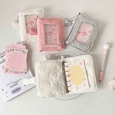 Ins Style Einfaches Loseblatt-Fotoalbum M5 Tragbares Mini 3-Zoll-Kartenalbum Polaroid-Aufbewahrungsbuch Kartenhalter