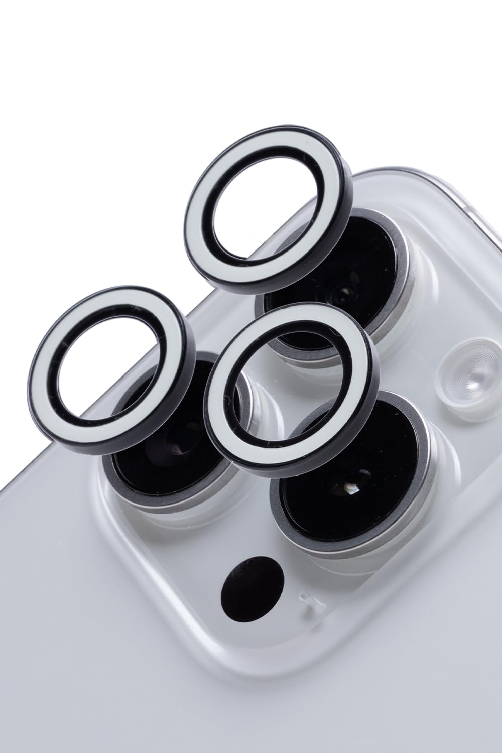 

iFace Neo iPhone 15 Pro Max Camera Lens Tempered Glass 15 Pro Max Camera Lens Camera Camera Lens Protective Scratch Pro/15 Cover, (Neo White) [iPhone