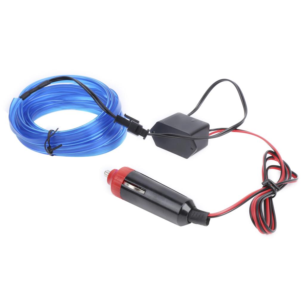 3Meters Car Interior Lighting Auto LED Strip Cigar Lighter Driving Wire Tube Neon Light