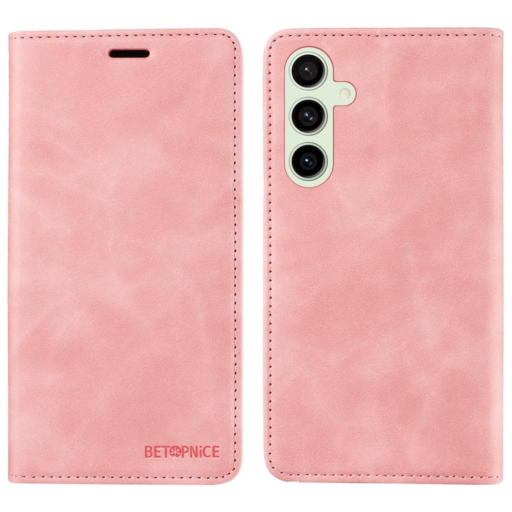 BETOPNICE 003 For Samsung Galaxy S24 FE Case RFID Blocking Wallet Leather Cover