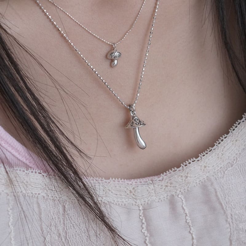 Reinheart Planet Mushroom Necklace