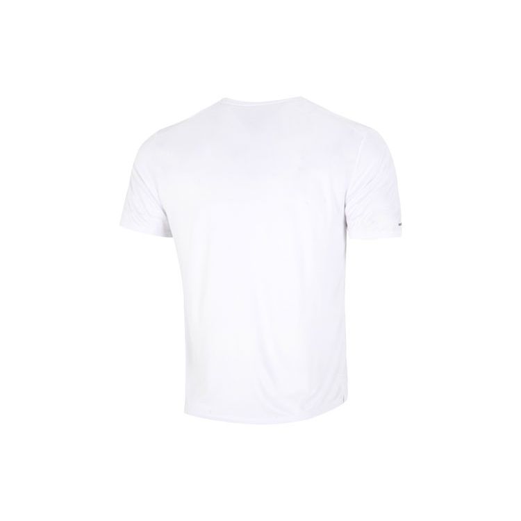 Nike Large Logo Sport Training Breathable Quick-Dry Crew Neck Short Sleeve T-Shirt Men Tops White DM4812-100