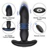 Remote Control Vibrating Anal Plug - Adjustable Wearable Adult Toy for Men & Women