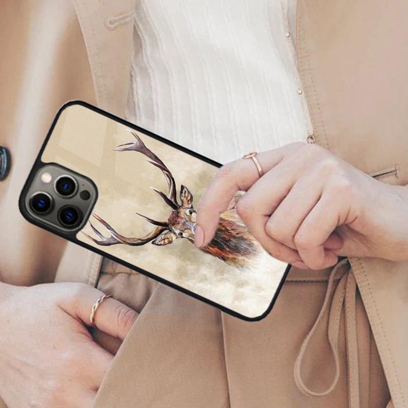 

Deer Forest Art Animal Colourful Magnetic Phone Case For APPLE iPhone 17 Air 16 14 13 12 Pro Max 15 Plus Wireless MagSafe Cover iPhone 14