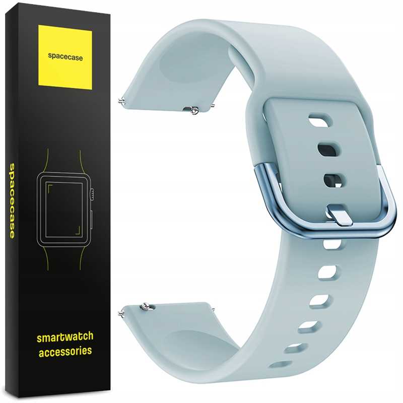 Sc Silicone Band 22Mm Light Blue
