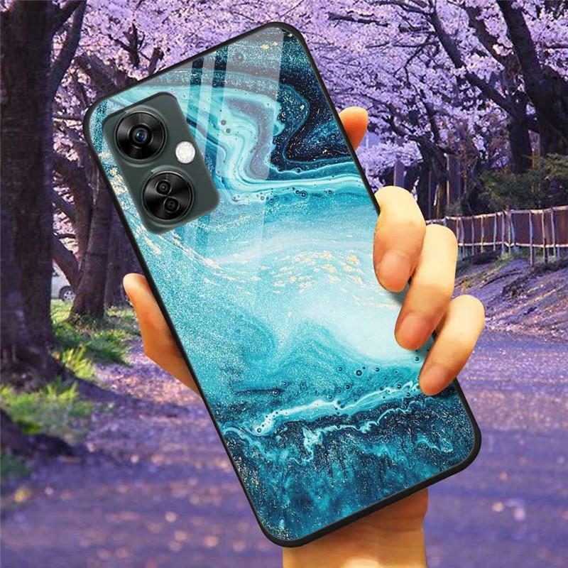 For OnePlus Nord CE 3 Lite 5G Case Tempered Glass Hard Cover Soft Bumper for One Plus Nord CE3 Lite N30 Phone Shell Capa CE3Lite
