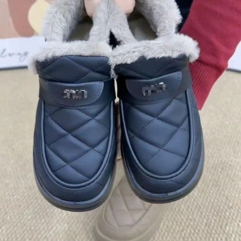 Snow Boots - New Style, Thickly Padded, Thick Cotton Shoes, Water-resistant, Thick-soled Short Boots