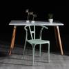 Plastic Designer Dining Chair Replica Bar Stool Arm Salon Wishbone Dining Room Chair Kitchen Dinette Chaises Home Furniture