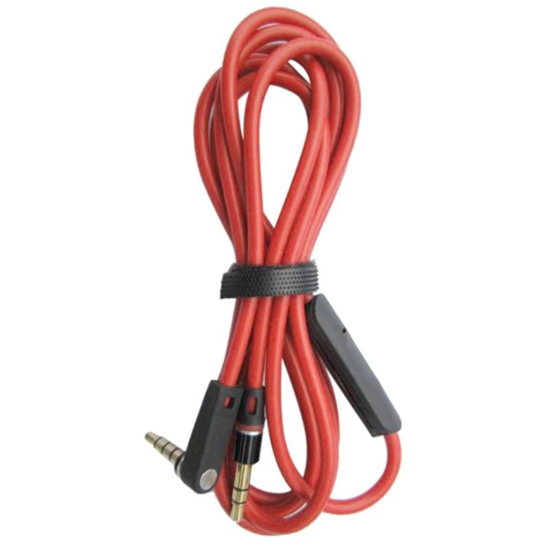 כבל אוזניות חלופי לאוזניות Beats Mixr/Solo Hd עם שלט רחוק Talk ועוצמת שמע +/- חוט שמע זכר-זכר T84D