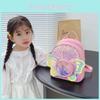 Adorable Korean Style Children's Backpack Lightweight Princess Pu Sequin Toddler Bag For Kindergarten