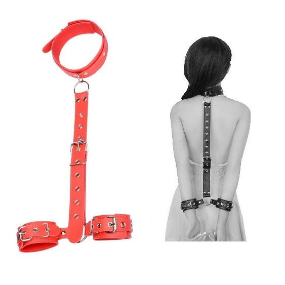 Sexy Handcuffs Collar Adult Games Fetish Flirting BDSM Sex Bondage Whip Slave Sex Toys For Woman Couples Gay Erotic