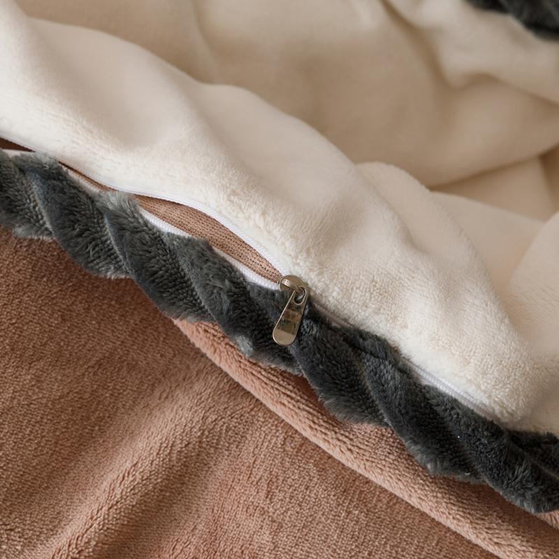 Winter Milk Velvet Quilt Duvet Cover Bedding Thicken Bed Quilt Cover Double Bed Cover Queen King Comforter Cover Bed Linen