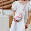 Donut Cartoon Design Children Crossbody Bag With Adorable Letter Image Daily Use