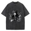 Dandadan Okarun T-Shirt Herren Japanisches Anime T-Shirt Cartoon Hohe Qualität Baumwolle T-Shirt Ästhetisches Mode T-Shirt Männlich