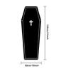 Gothic Halloween Rug Durable White Cross Bedroom Living Room Decorative Floor Mat, Minimalist Halloween Home Decor