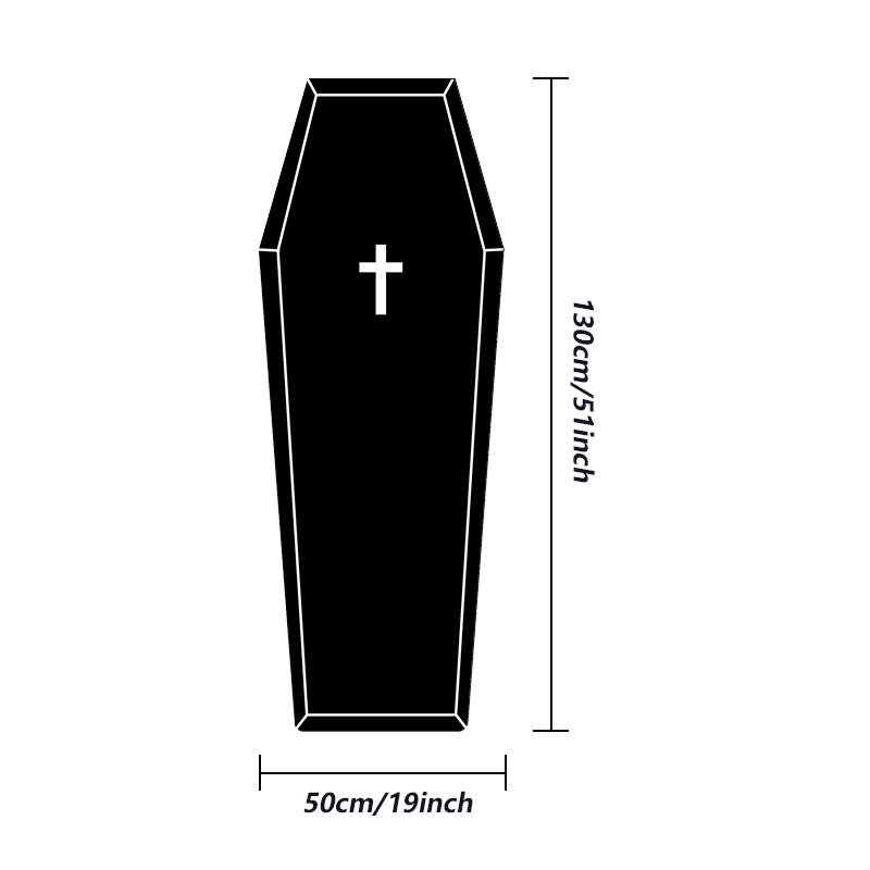 Gothic Halloween Rug Durable White Cross Bedroom Living Room Decorative Floor Mat, Minimalist Halloween Home Decor