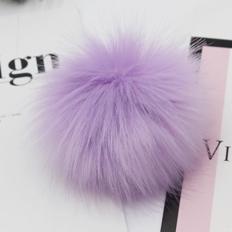 47-tommers Falsk DIY Vaskebjørnspels Pom Poms Ball For Strikking Luer Tilbehør Hatter