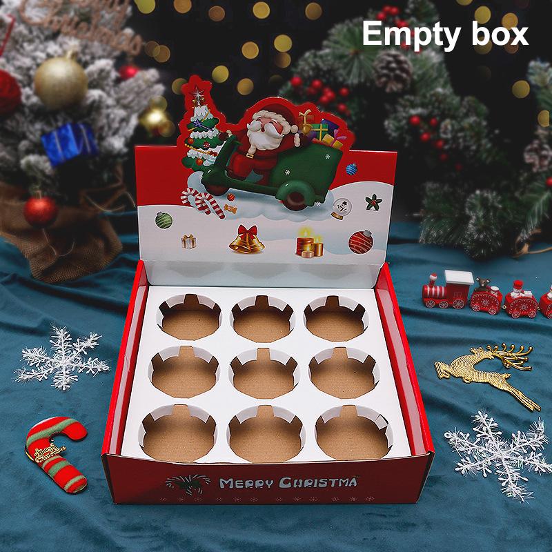 Weihnachten Runde Kugel Dose Weißblech Süßigkeitenbox Weihnachtsbaumschmuck Süßigkeitenglas Weihnachtsbaum Hängekugel Süßigkeitendosen Kindergeschenk