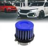 25Mm 1" Universal Auto Car Breather Cold Intake Air Filter Blue