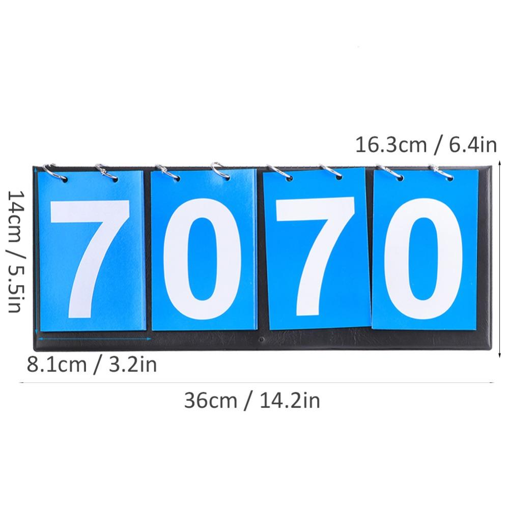 Flip Design Sports Competition Score Keeper Blue Number Flip Chart Sports Competition