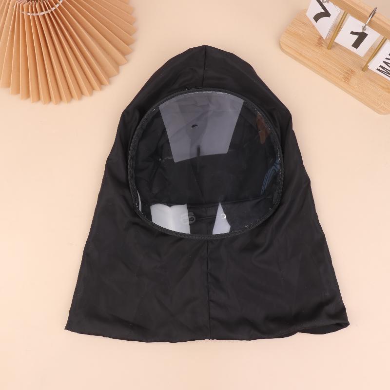 

Women Kitchen Hat Cooking Cap Oil Splash Shield Face Cover Reusable Protective Headwear Cooking Spray Dust Mask Farm Bee Keeper чёрный