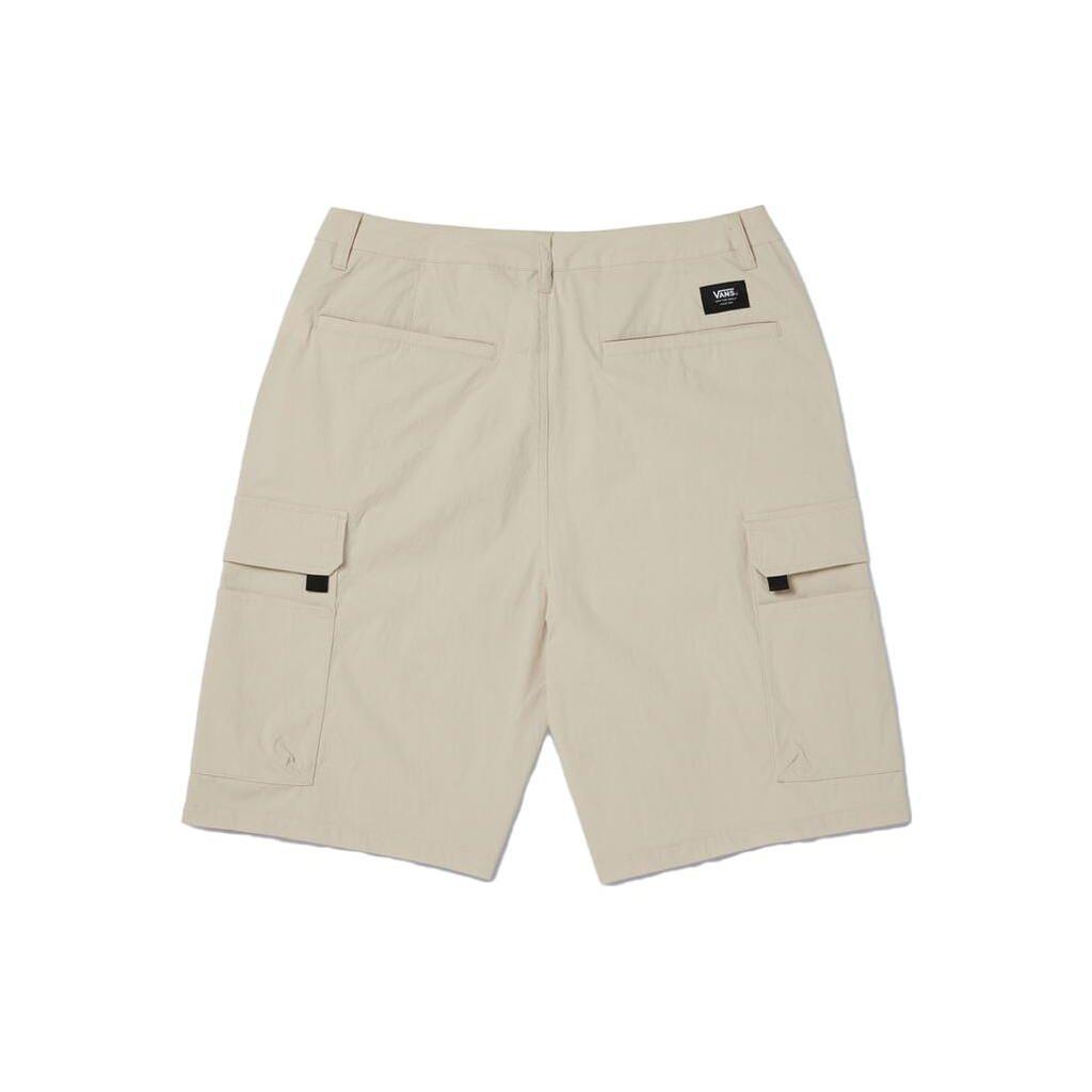 Vans Solid Color Zipper Shorts Men Shorts Oatmeal VN0002P32N1