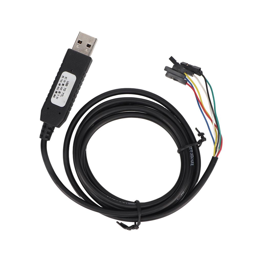 USB To TTL Serial Cable 6 Pins 4.9ft Length 50bps To 2Mbps Debug Console Cable for Computer