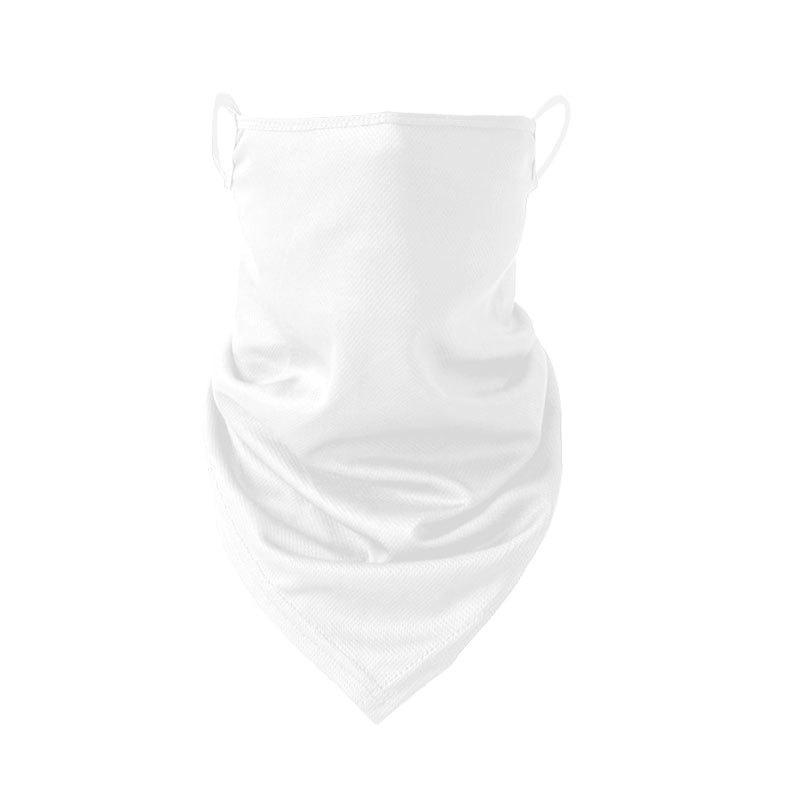 

Бафф для лица и шеи, защитная бандана, маска для лица, бафф для шеи для летней езды на велосипеде белый