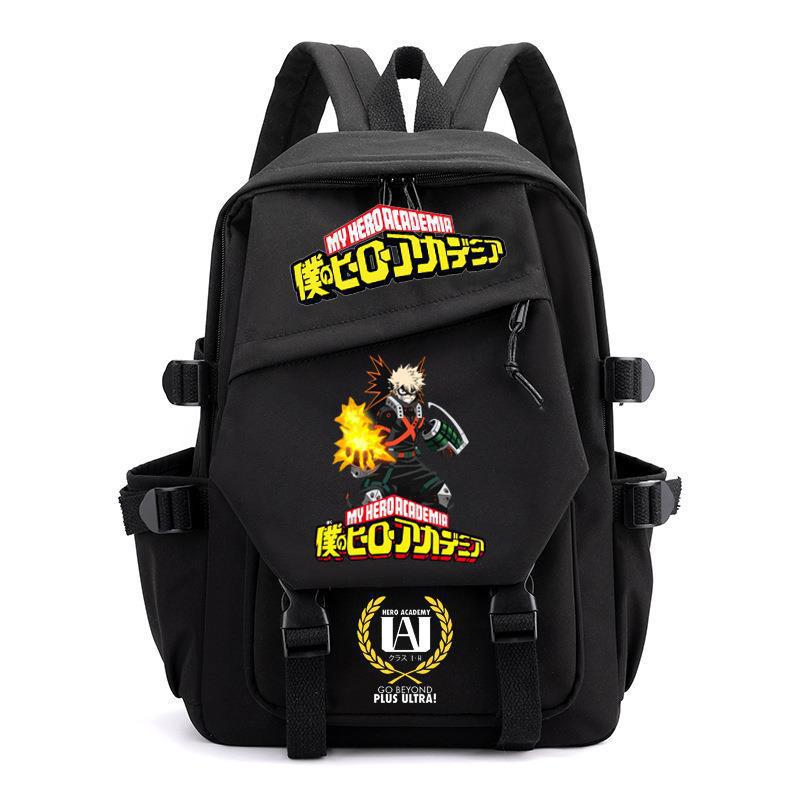 New Student Schoolbag, My Hero Academy, Surrounding Backpack, Large-capacity Computer Bag, Travel Bag.