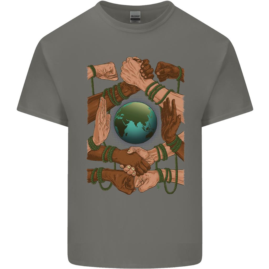 World of Peace Black Lives Matter LGBT Unisexs Light Cotton TShirt