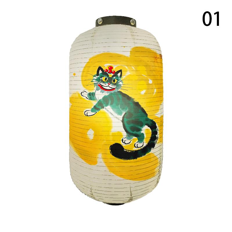 Japanese Style Cloth Lantern Yakitori Wish Dharma Lantern Outdoor Sushi Pub Bistro Ramen Shop Restaurant Decor Advertisement