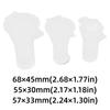 3pcs Transparent Cone Silicone Mould Hexagonal Cone Pyramid Shape DIY Jewelry Mould Easy to Separate Clean Resin Mould