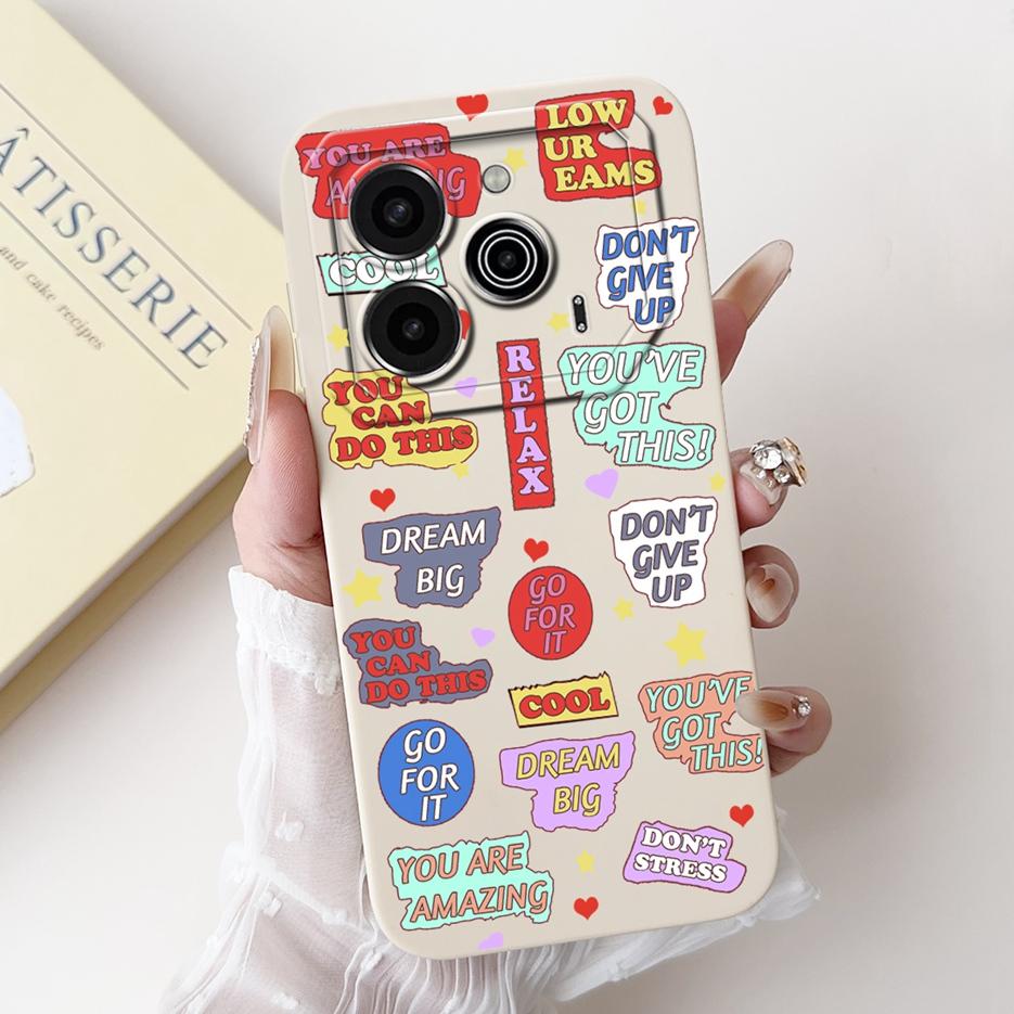 For Tecno Pova 6 Pro 5G Case LI9 Stylish Art Painted Cover Soft Silicone Phone Cases For Tecno Pova 6 Pro Pova6 5G Fundas Bumper