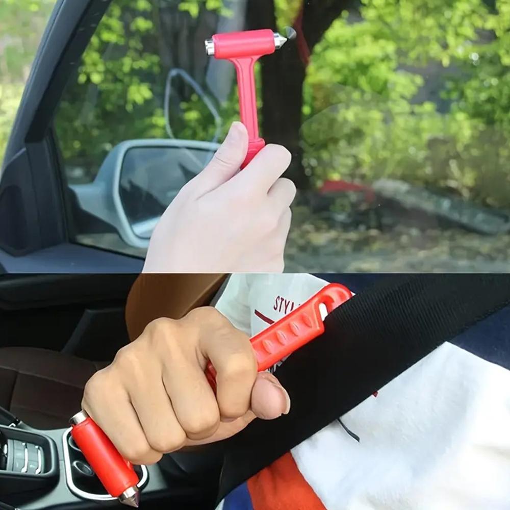 2in1 Emergency Car Safety Hammers Seat Belt Cutter Car Window Breaking Hammer Portable Car Emergent Rescue Escape Tools Kit