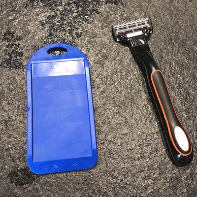 Shaving Razor Blade Sharpener Silica Gel Surface Manual Cleaner Sharpening Grindstones Safe Grinding Accessories