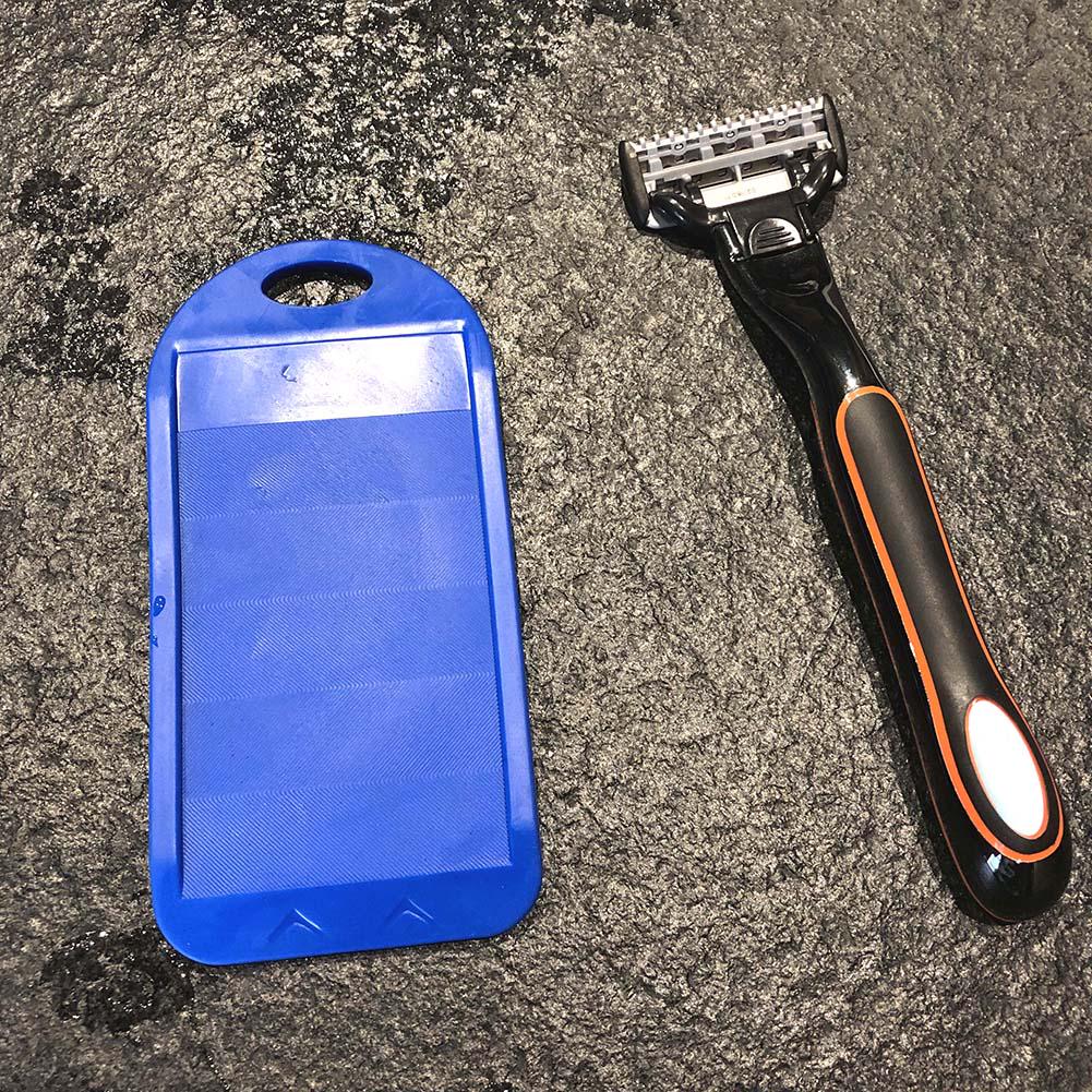 Safe Shaving Razor Blade Sharpener Sharpening Grindstones Manual Cleaner Silica Gel Surface  Grinding Accessories