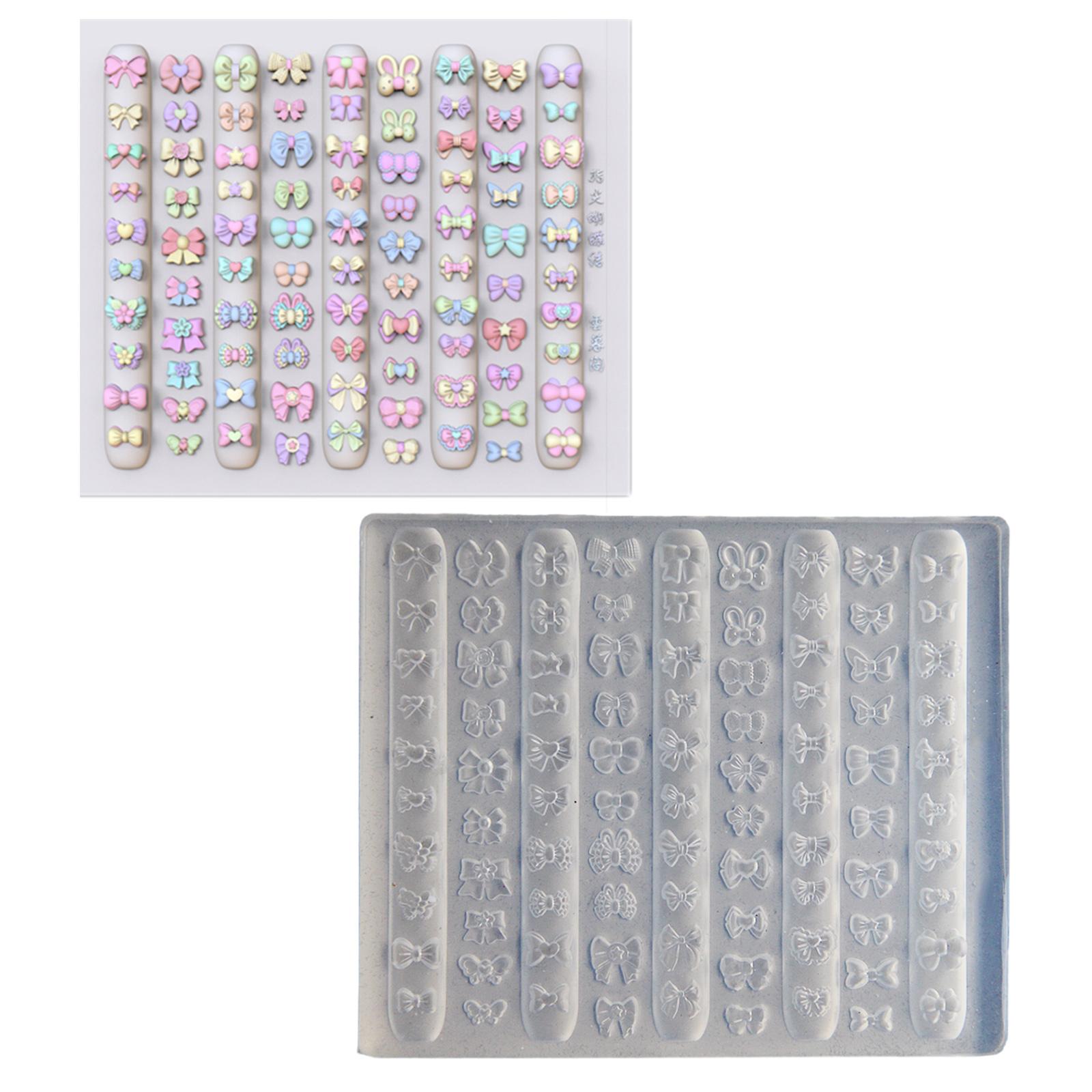 

Креативный силиконовый молд для нейл-арта для легкого создания узоров. Мягкие материалы подходят для различных форм и длины ногтей.