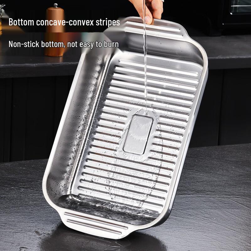 Набор жаровен Abay утолщенных из нержавеющей стали с крышкой