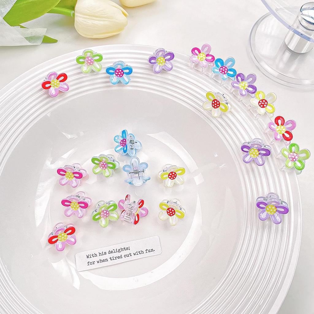 Bofeiya Mini Colorful Flower Hair Clips for Children - Girls' Hair Accessories