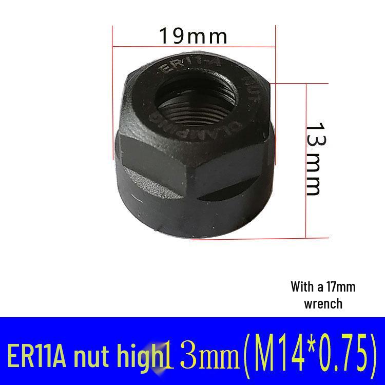 ER11A Collet Holder Spindle Motor for Engraving Machine - Elastic Tool Chuck & Nut Cap Accessory