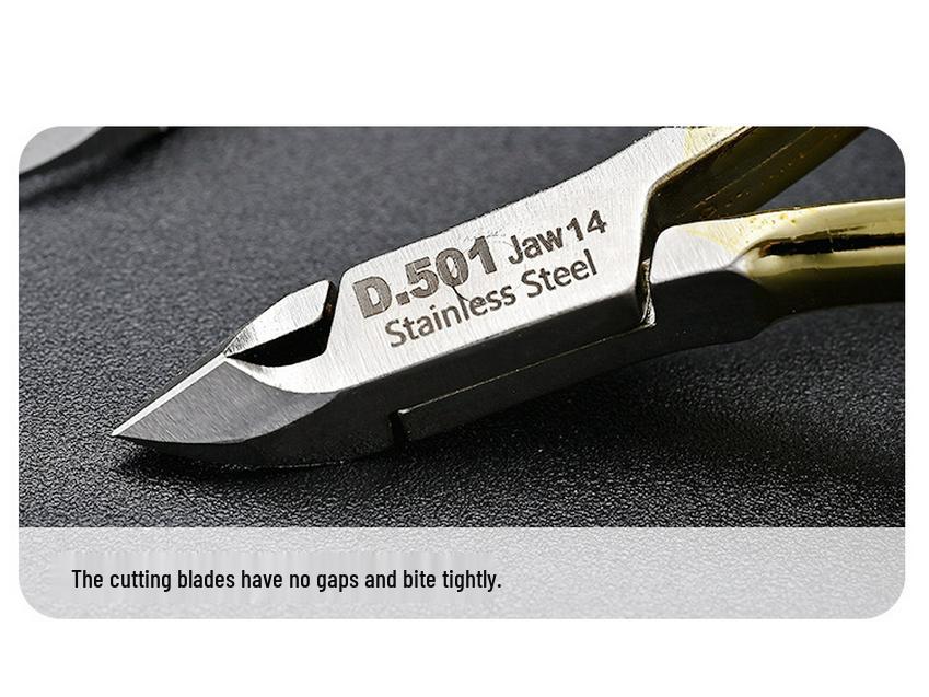 Easy Cut D-501 Stainless Steel Cuticle Nipper & Clipper Set - Professional Vietnamese Style Manicure Tools